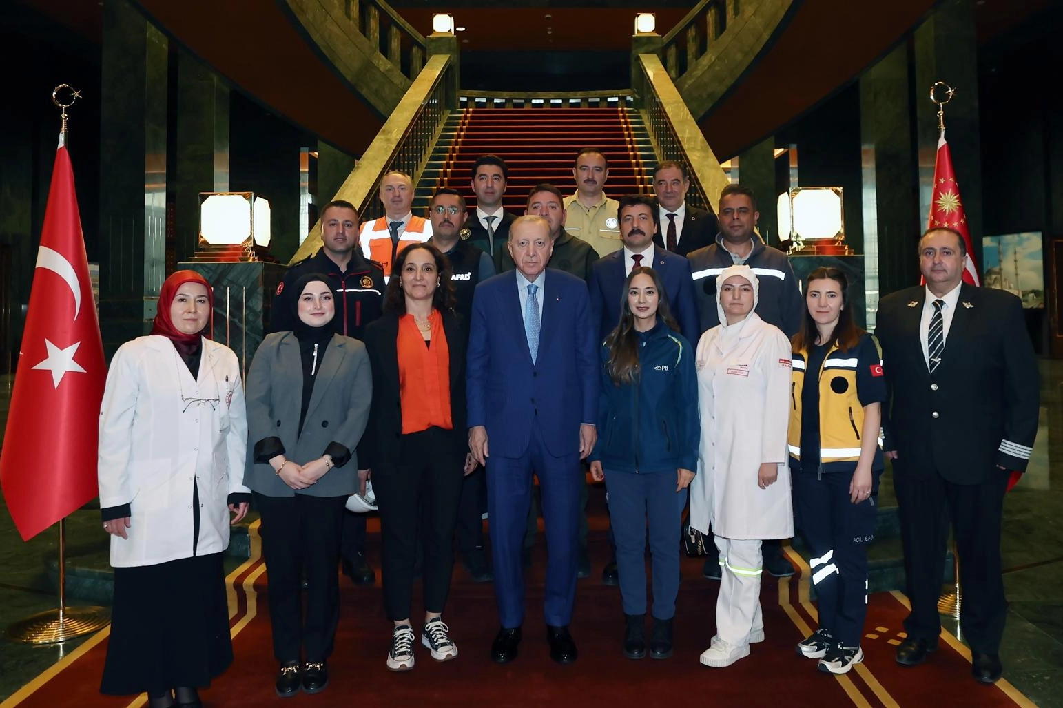 Erdoğan iş&ccedil;i ve işveren temsilcilerini ağırladı