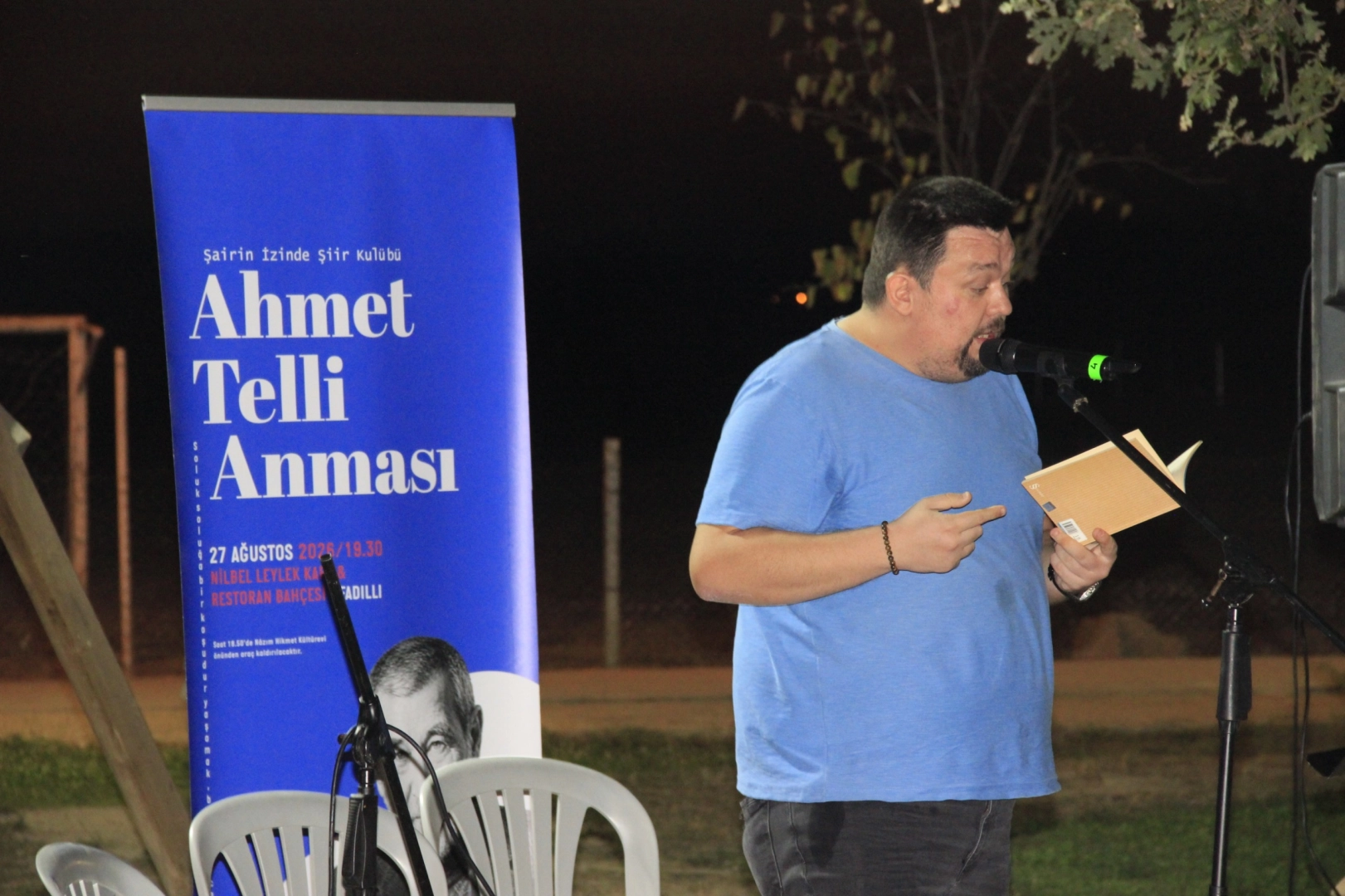 Usta şair Ahmet Telli Nil&uuml;fer&rsquo;de şiirleriyle anıldı