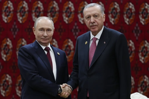 Cumhurbaşkanı Erdoğan, Putin'le g&ouml;r&uuml;şt&uuml;
