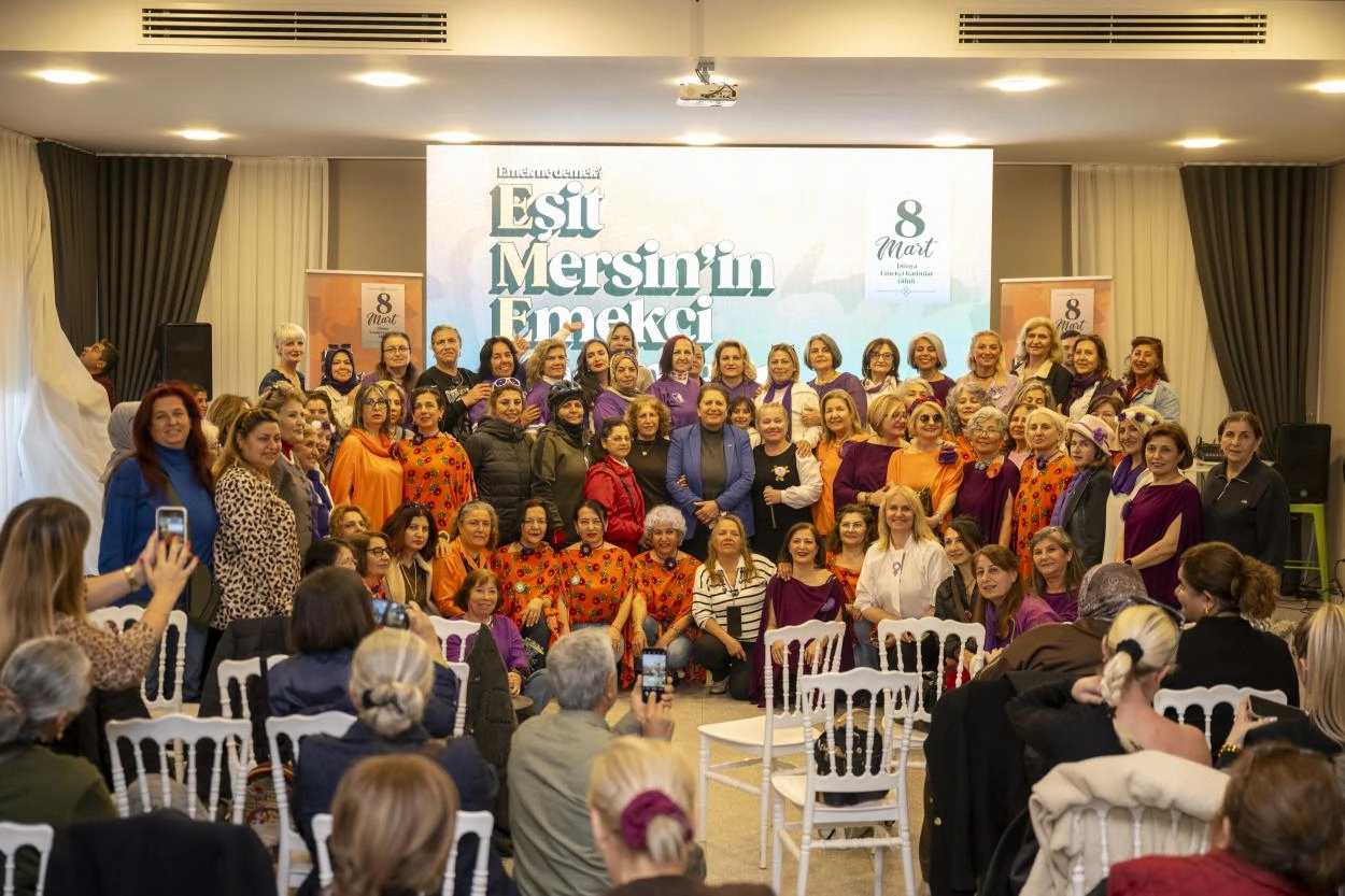 Mersin&rsquo;de 8 Mart &lsquo;Eşit Mersin&rsquo;in Emek&ccedil;i Kadınları&rsquo; vurgusuyla kutlandı