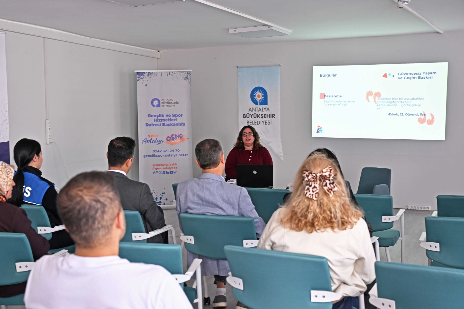 Antalya'da Yerel Gen&ccedil;lik Forumu sonu&ccedil;ları temsilcilerle paylaşıldı