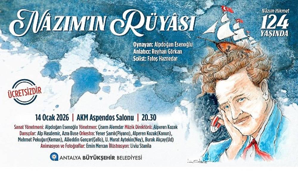 &ldquo;N&acirc;zım'ın R&uuml;y&acirc;sı" seyirciyle buluşuyor