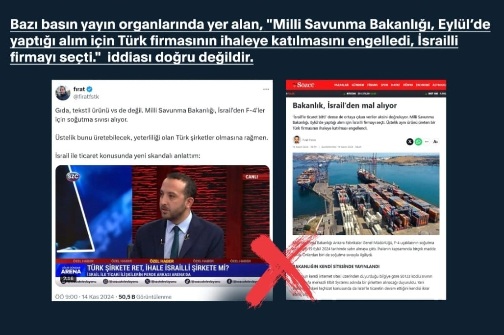 MSB'nin ihale seçiciliği iddialarına yanıt!