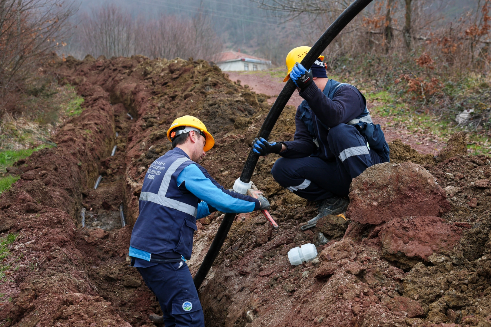Sakarya Kamışlı&rsquo;da 5 bin metrelik i&ccedil;me suyu hattı yenileniyor