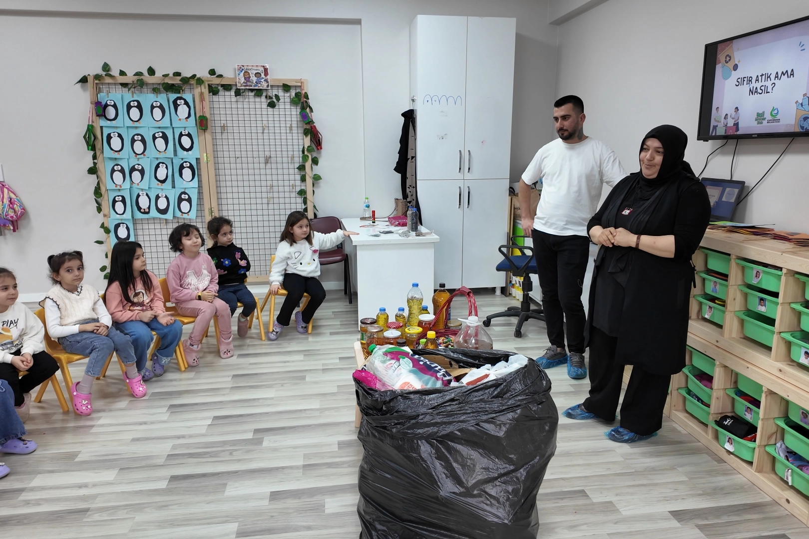 Kocaeli'de minik &ouml;ğrencilere sıfır atık eğitimi