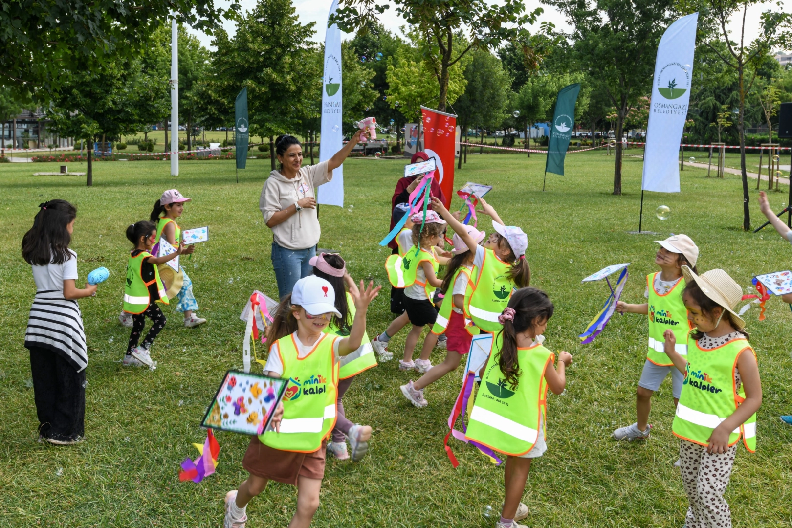 OSMEK kursiyerleri deneyim kazandı, &ccedil;ocuklar eğlendi