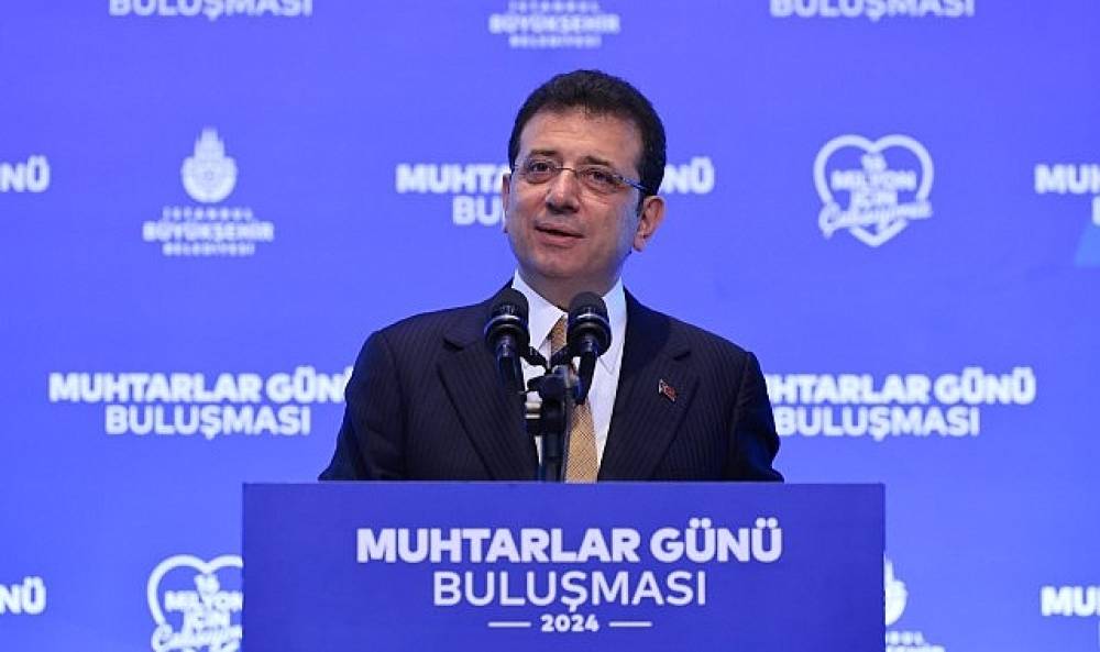 TBB ve İBB Başkanı Ekrem İmamoğlu, '19 Ekim Muhtarlar Günü' buluşmasında konuştu