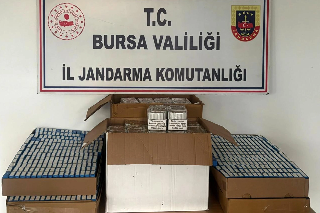 Bursa'da ka&ccedil;ak sigara operasyonu