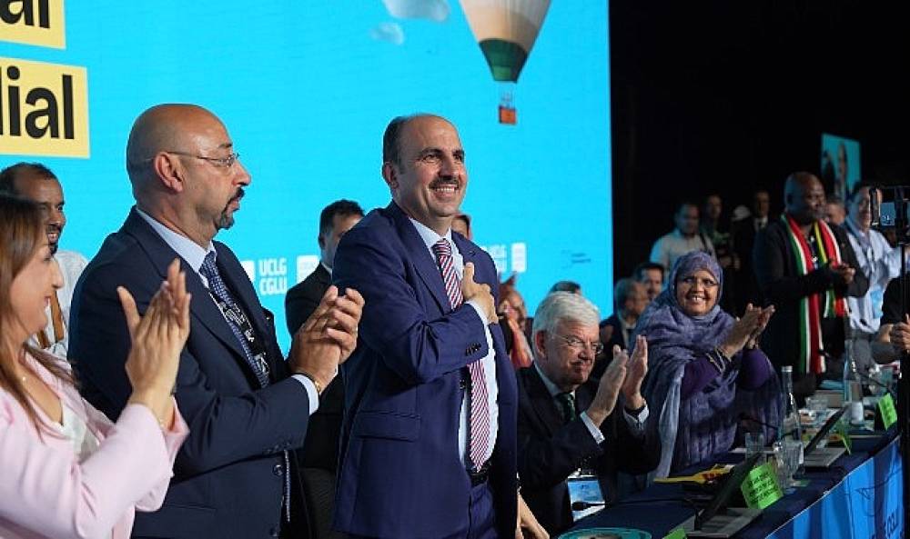 Cumhurbaşkanı Erdoğan D&uuml;nya Belediyeler Birliği Başkanlığı İ&ccedil;in Başkan Altay'ı Telefonla Tebrik Etti  Başkan Altay: &ldquo;Sayın Cumhurbaşkanımızın Yerel Y&ouml;netimler ve Dış Politikadaki Vizyonunu UCLG'de S&uuml;rd&uuml;receğiz"
