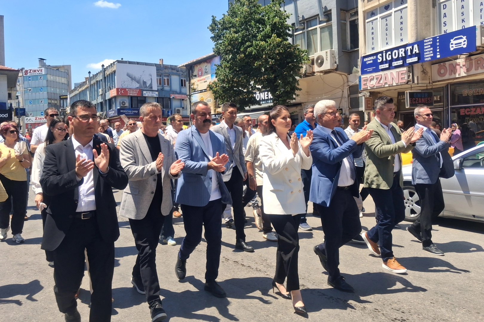 CHP Keşan&rsquo;da g&ouml;vde g&ouml;sterisi yaptı