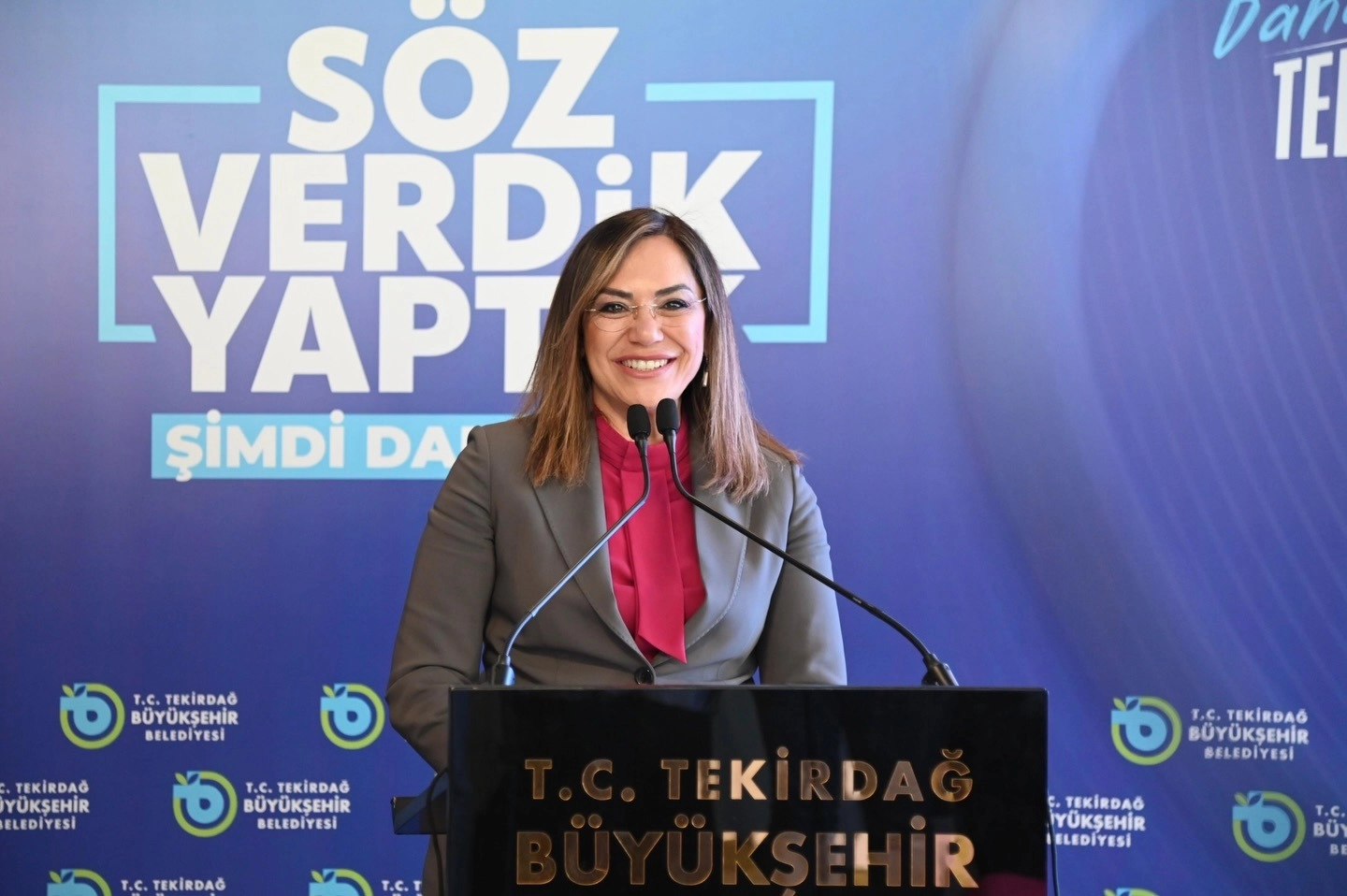 Tekirdağ'da Başkan Y&uuml;ceer iki yılı anlattı