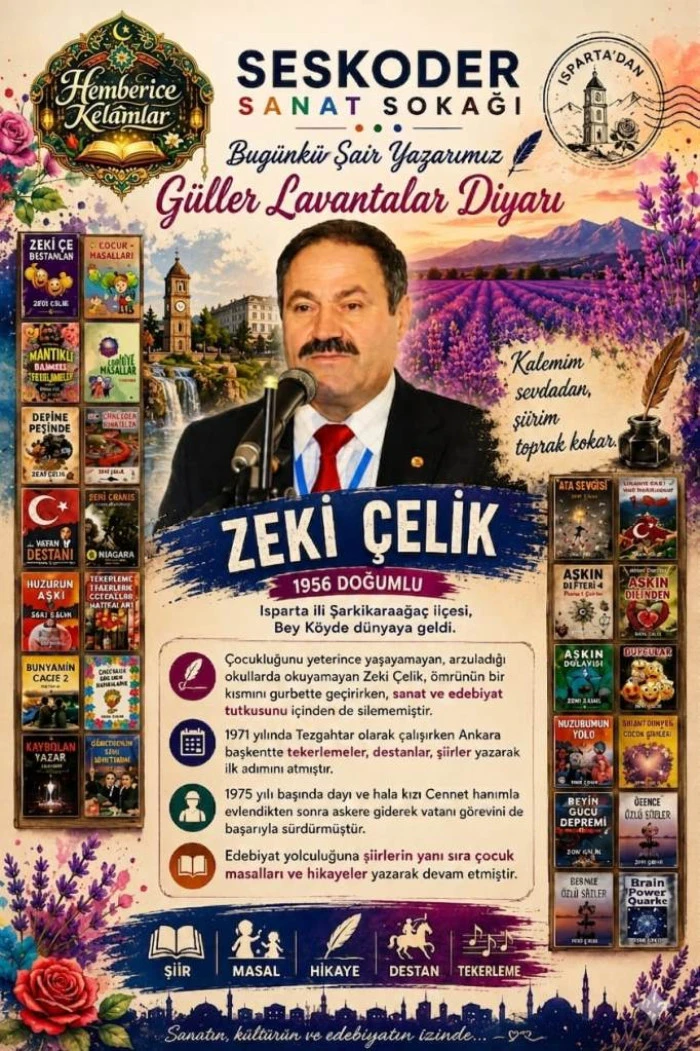 48 Yıllık Edebiyat Yolculuğu: Şair-Yazar Zeki &Ccedil;ELİK ile Anlamlı S&ouml;yleşi