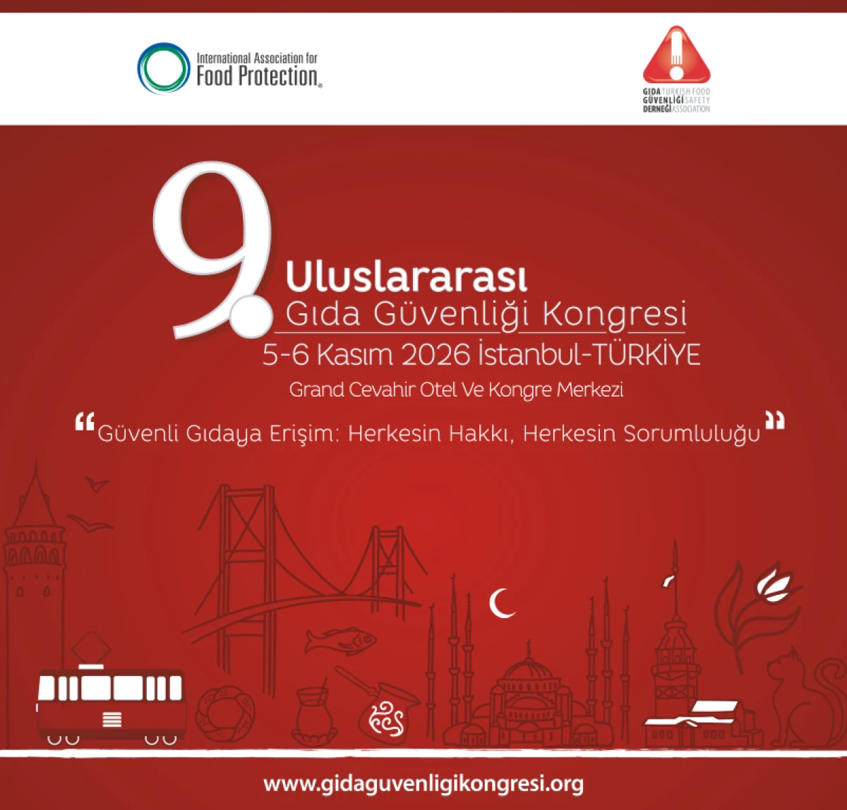 9. Uluslararası Gıda G&uuml;venliği Kongresi Programı A&ccedil;ıklandı: D&uuml;nyaca &Uuml;nl&uuml; Uzmanlar İstanbul&rsquo;da Buluşuyor
