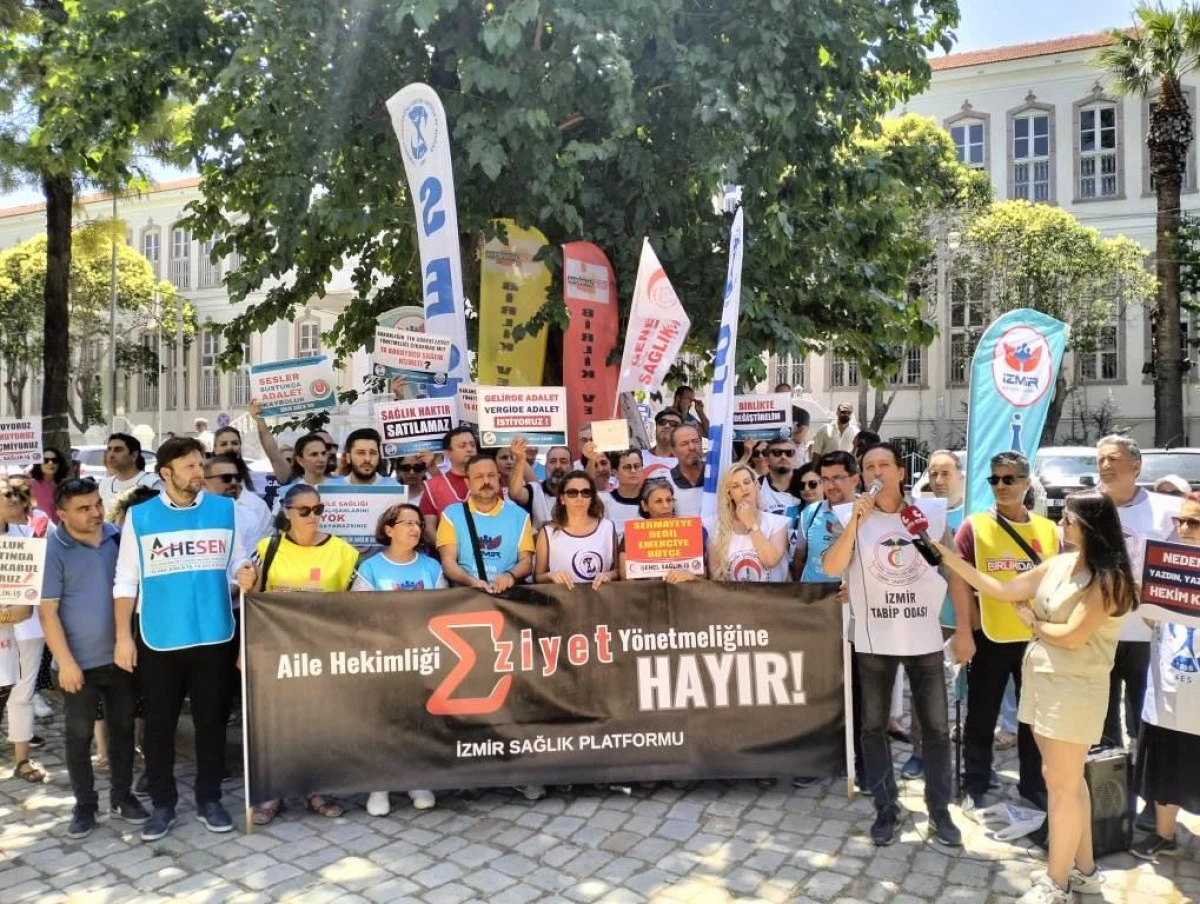 AİLE HEKİMLİĞİ &Ccedil;ALIŞANLARINDAN İZMİR&rsquo;DE TEPKİ: ZUL&Uuml;M Y&Ouml;NETMELİĞİNE SON VERİN!