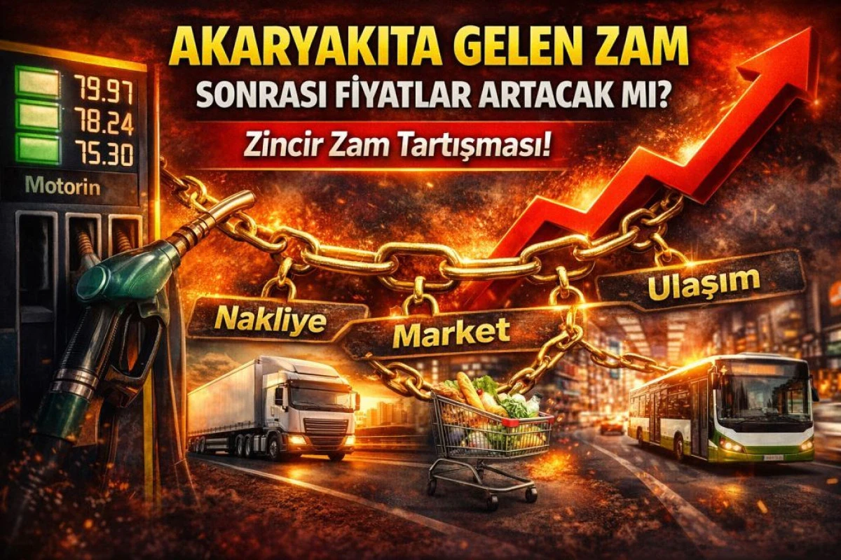 Akaryakıta Gelen Zam Sonrası Zincir Zam Endişesi: Fiyatlar Artacak mı?