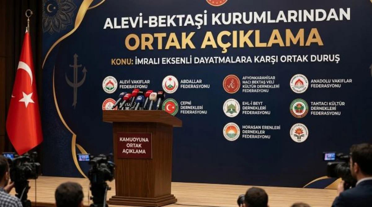 Alevi-Bektaşi Kurumlarından Ortak A&ccedil;ıklama: "&Ccedil;&ouml;z&uuml;m Adresi İmralı Değil, T&uuml;rkiye Cumhuriyeti Devletidir"