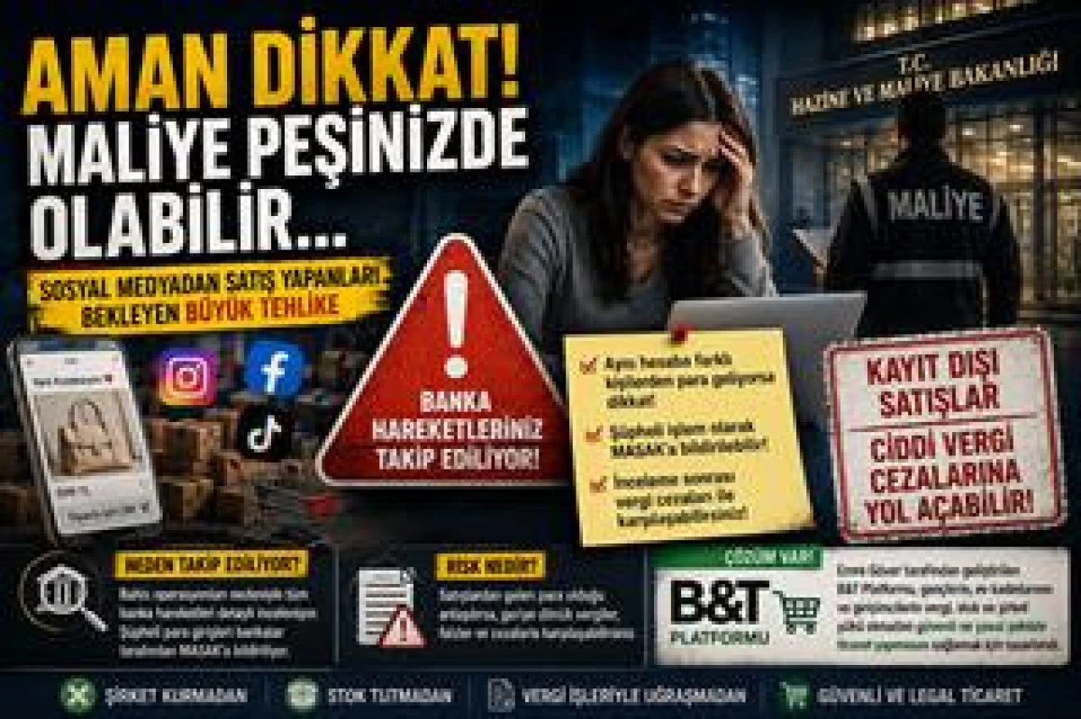 Aman Dikkat! Maliye Peşinizde Olabilir... Sosyal Medyadan Satış Yapanları Bekleyen B&uuml;y&uuml;k Tehlike