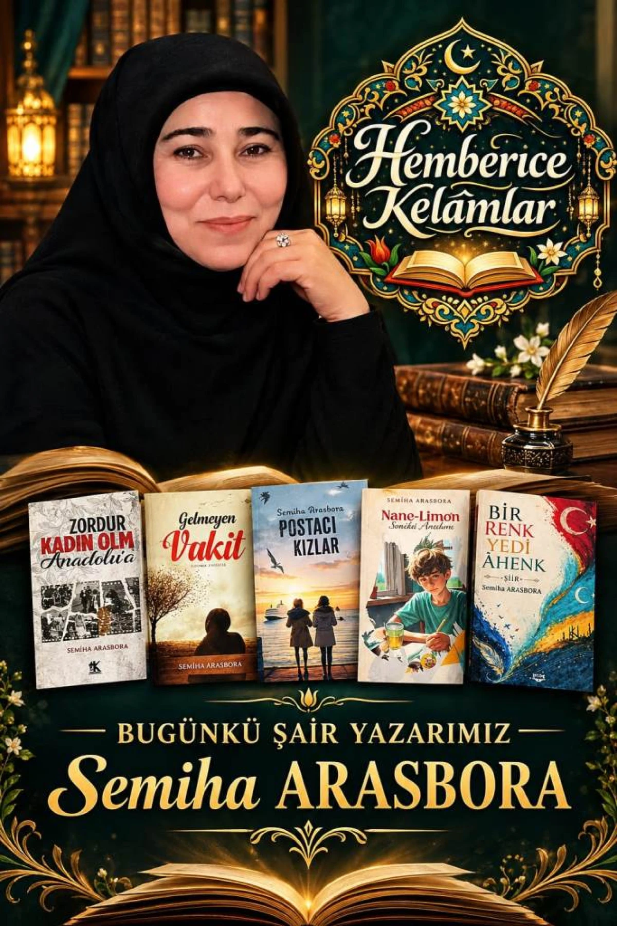 ANADOLU KADINININ G&Uuml;R SESİ: SEMİHA ARASBORA&rsquo;NIN KALEMİYLE ŞİİRİN, EMEĞİN VE VEFANIN YOLCULUĞU