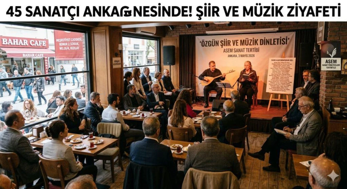 Ankara&rsquo;da Sanat R&uuml;zgarı: 45 Dev İsim Aynı Sahnede Buluşuyor