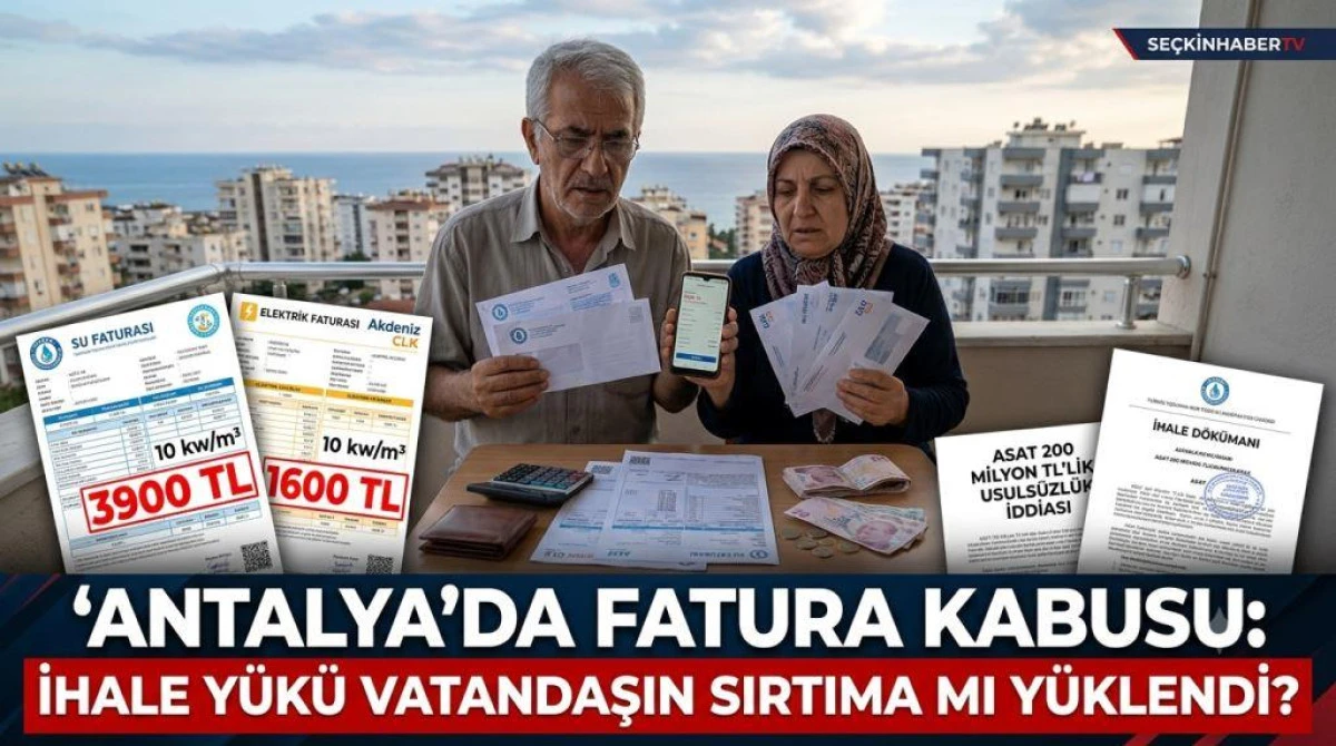 ANTALYA&rsquo;DA FATURA KABUSU: 200 MİLYON TL&rsquo;LİK İHALE Y&Uuml;K&Uuml; VATANDAŞIN SIRTINA MI Y&Uuml;KLENDİ?