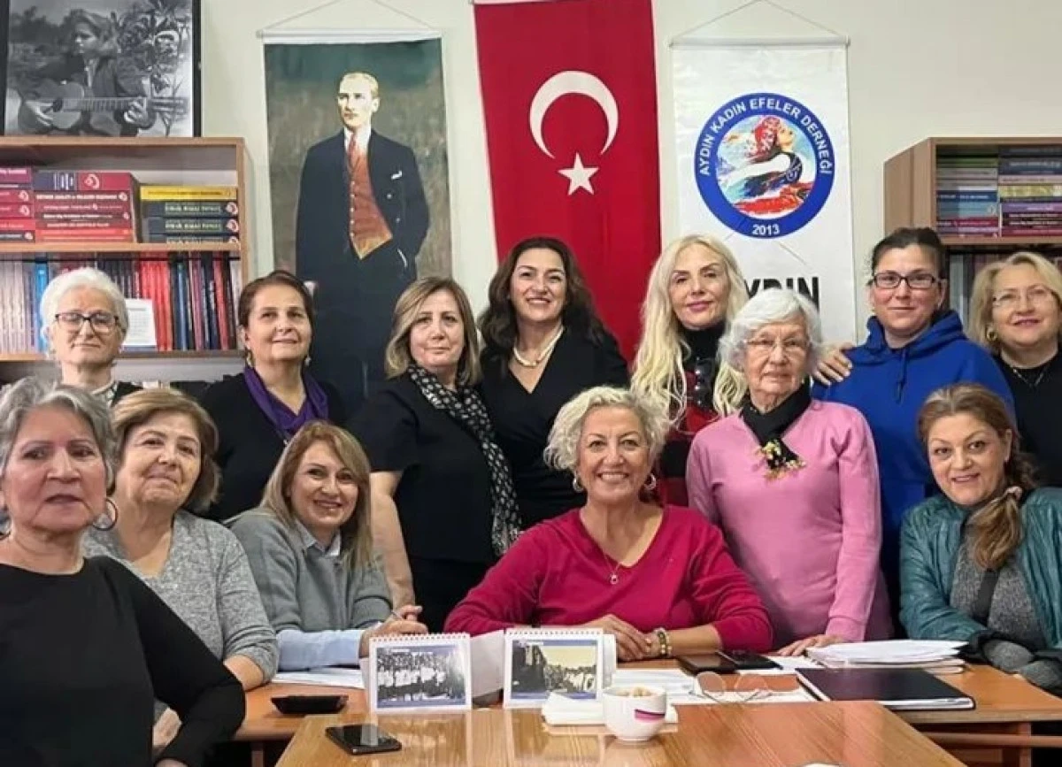 Aydınlı Kadın Efelerden Net Mesaj: "Yolumuz Atat&uuml;rk&rsquo;&uuml;n Yolu"