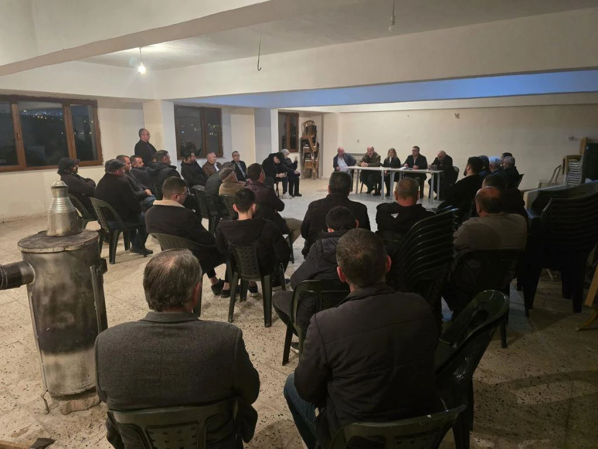 Aytekin Ayan ve Y&ouml;netimi &Uuml;&ccedil; K&ouml;y&uuml; Ziyaret Etti