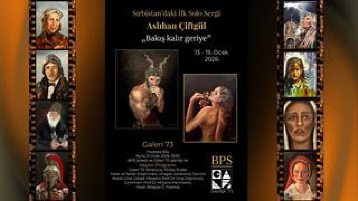 Belgrad&rsquo;da Aslıhan &Ccedil;iftg&uuml;l R&uuml;zg&acirc;rı  &ldquo;Bakış Kalır Geriye&hellip;&rdquo; Sergisi Sanatseverlerden Yoğun İlgi G&ouml;r&uuml;yor