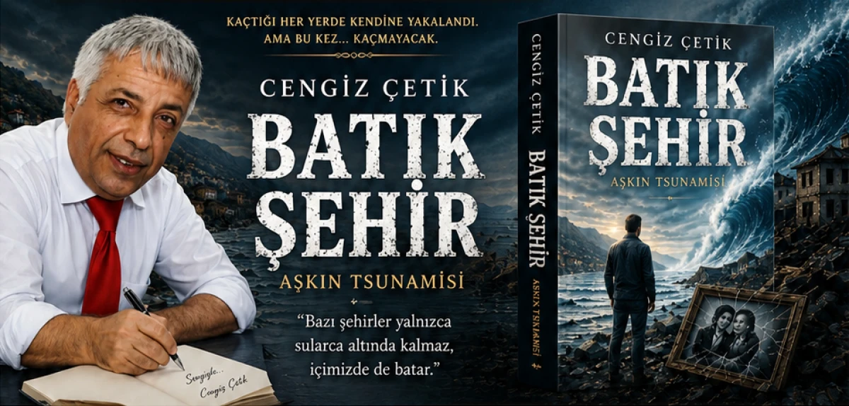 Cengiz &Ccedil;etik&rsquo;in Yeni Romanı &ldquo;Batık Şehir &ndash; Aşkın Tsunamisi&rdquo; Okurla Buluştu