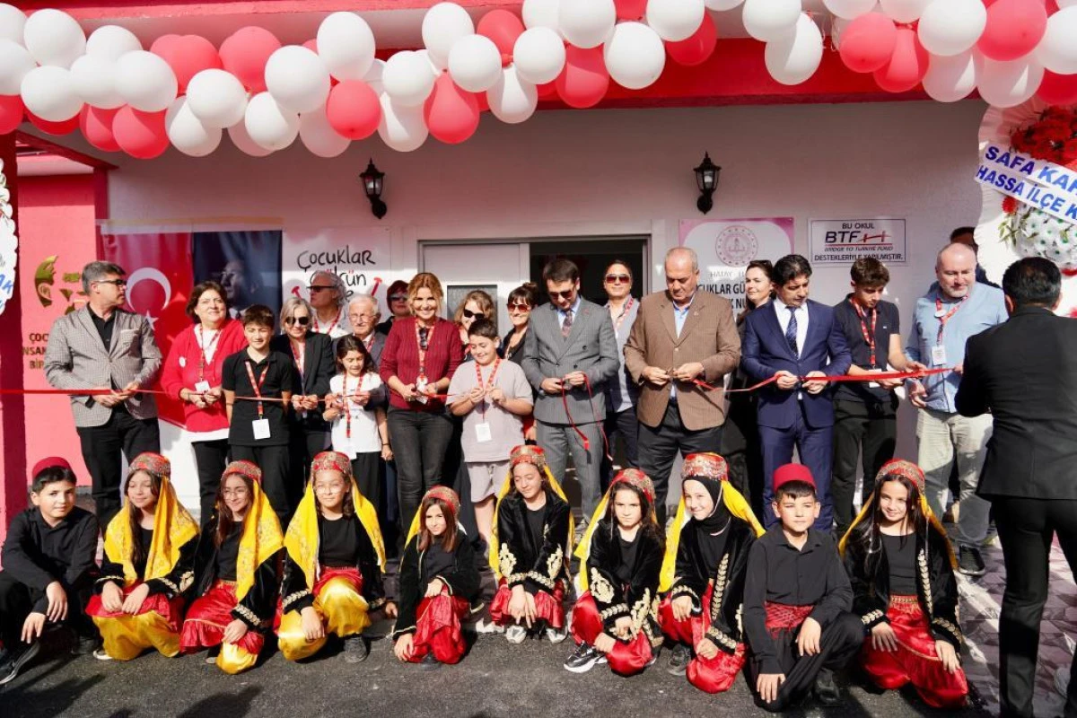 &Ccedil;OCUKLAR G&Uuml;LS&Uuml;N DİYE DERNEĞİ 59. ANAOKULUNU HATAY HASSA&rsquo;DA A&Ccedil;TI