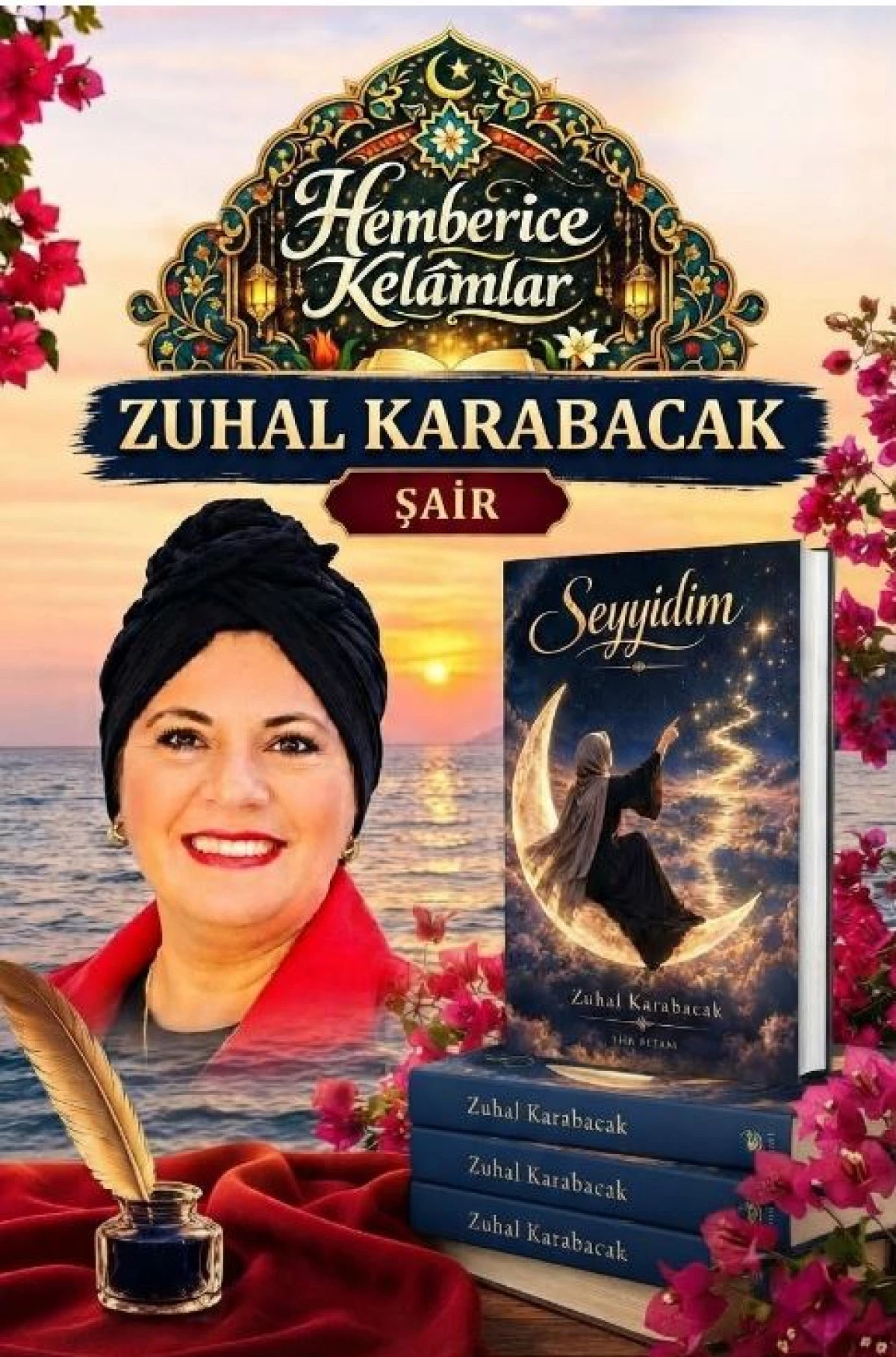 Denizli Kitap Fuarı&rsquo;nda Şiir R&uuml;zg&acirc;rı: Zuhal Karabacak Dizeleriyle G&ouml;n&uuml;llere Dokunuyor