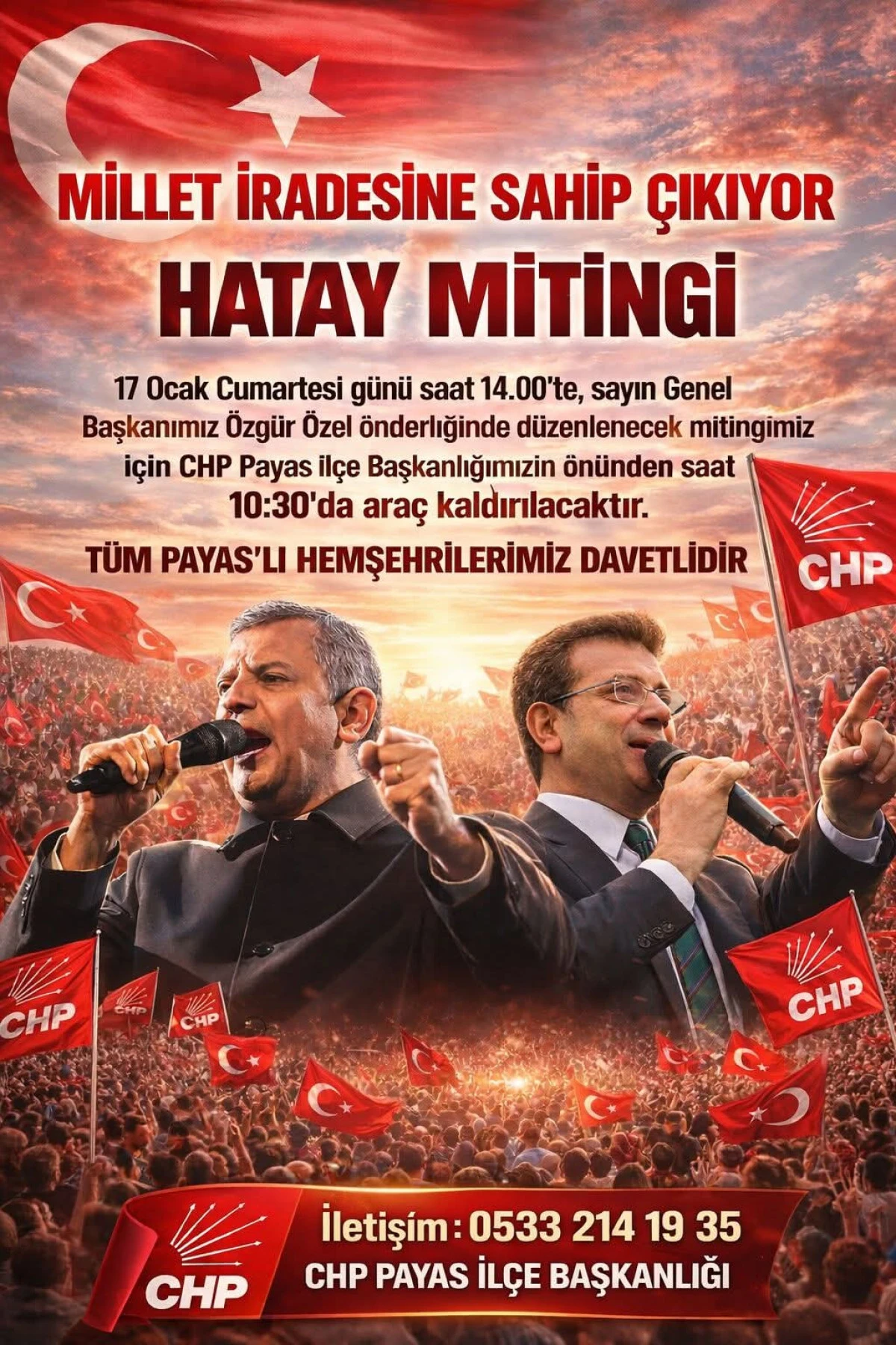 Erdin&ccedil; Keskin: Millet İradesine Hatay&rsquo;da Hep Birlikte Sahip &Ccedil;ıkacağız