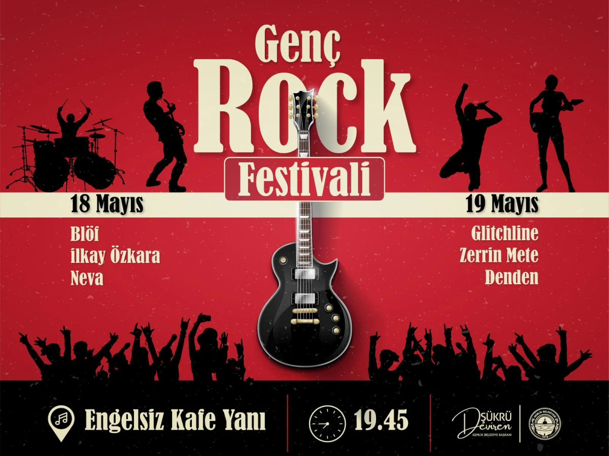 Gemlik&rsquo;te Gen&ccedil; Rock Festivali Heyecanı