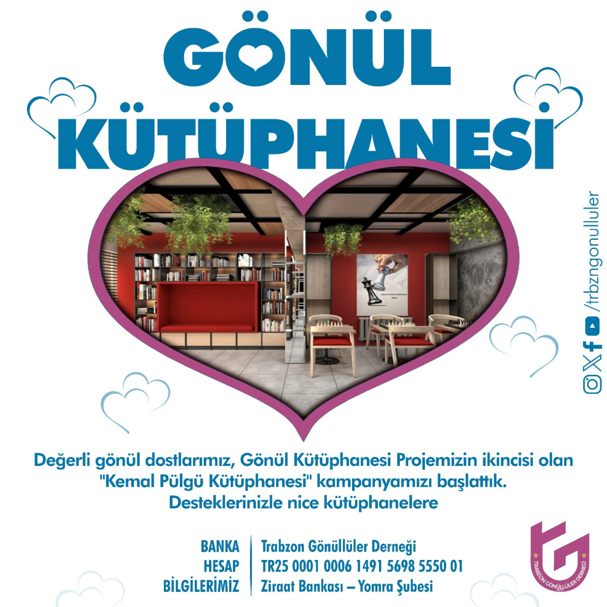 GÖNÜLLÜLERDEN, GÖNÜL KÜTÜPHANESİ.