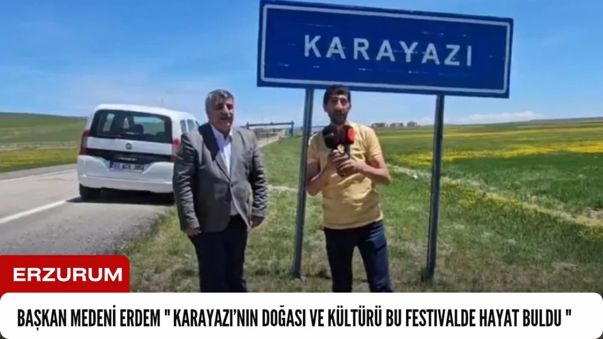 İzmir Karayazılılar Dernek Başkanı Medeni Erdem &ldquo;Bu Festival, K&uuml;lt&uuml;r&uuml;m&uuml;z&uuml;n Canlı Bir Yansıması Oldu&rdquo;
