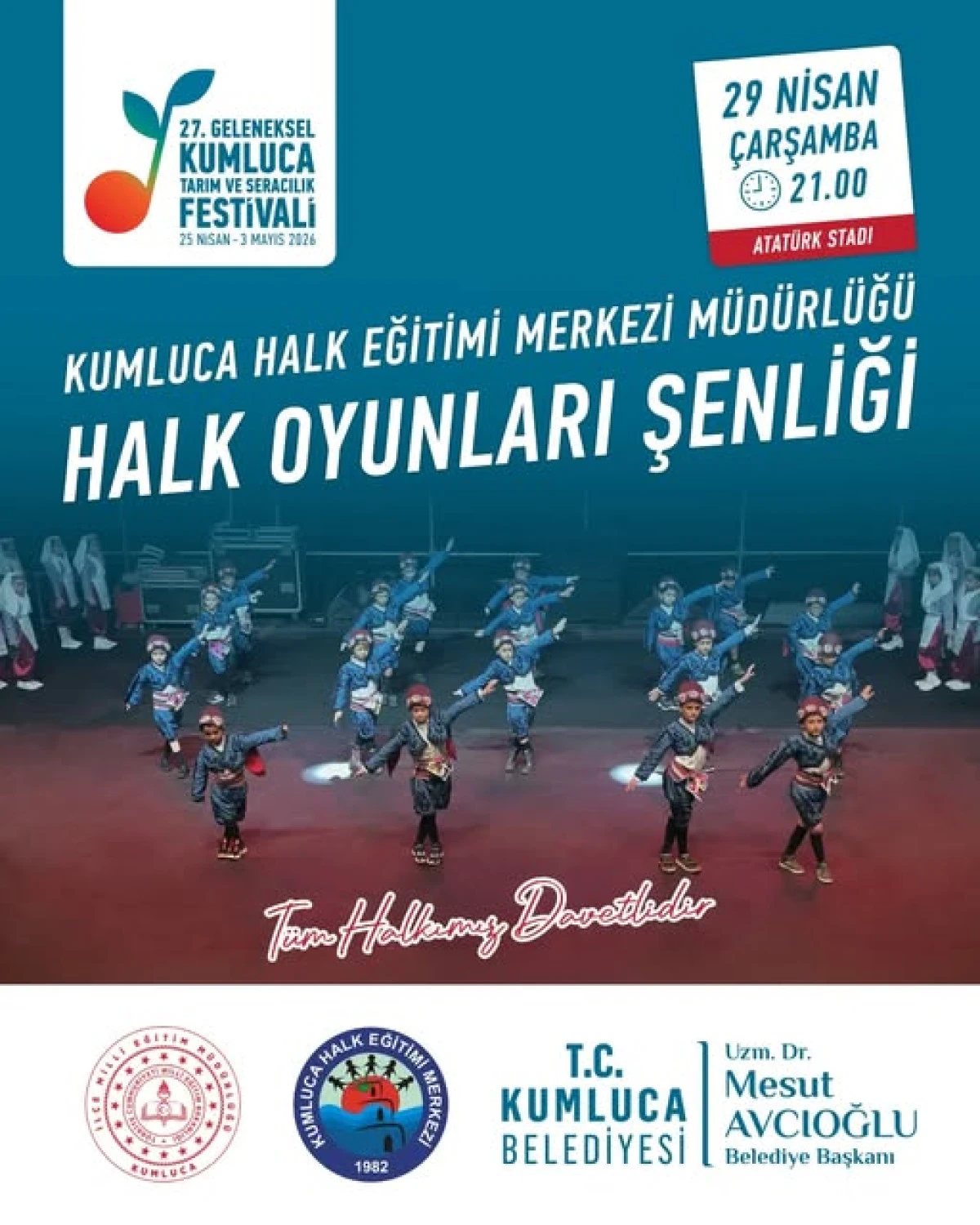 KUMLUCA'DA DEV ETKİNLİK: HALK OYUNLARI ŞENLİĞİ BAŞLIYOR!