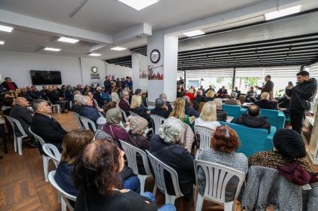 MEZİTLİ'DE EMEKLİLERİN SORUNLARI DİNLENDİ