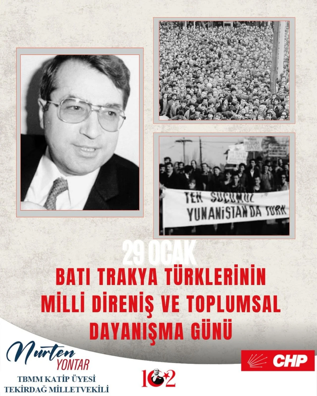 Nurten Yontar: &ldquo;Batı Trakya T&uuml;rklerinin Direnişi Onurun ve Kimliğin Simgesidir&rdquo;