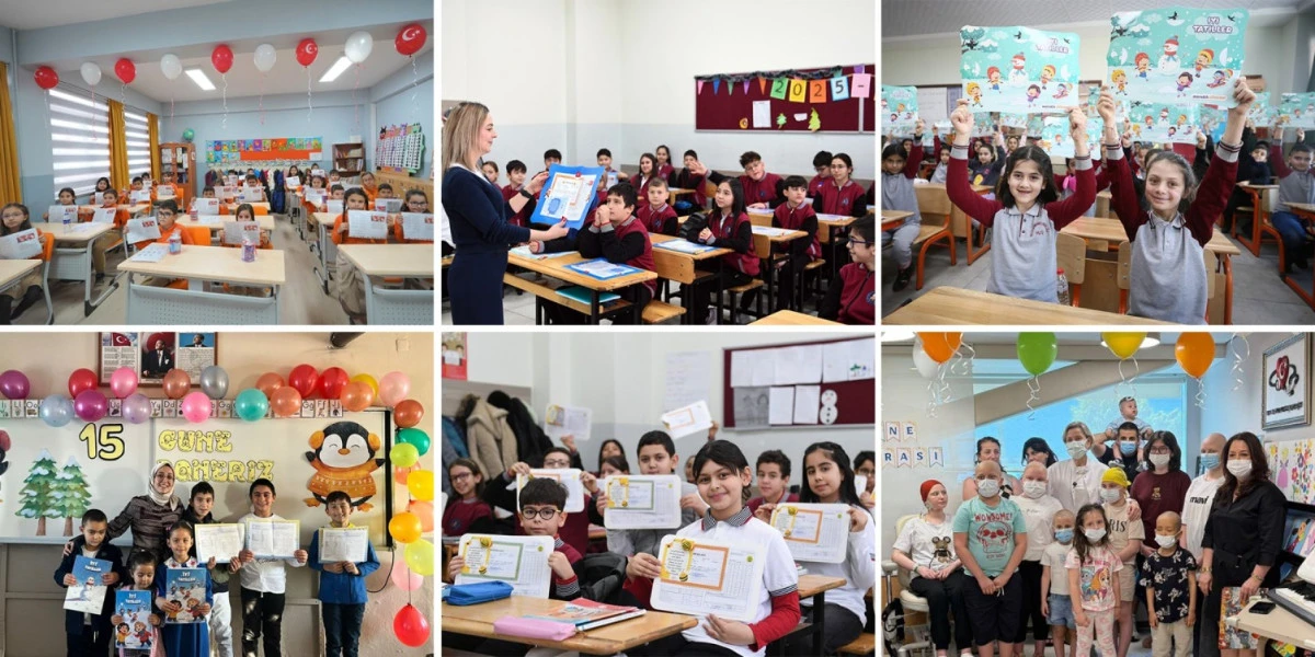 &Ouml;ĞRENCİLER KARNELERİNİ ALARAK YARIYIL TATİLİNE BAŞLADI