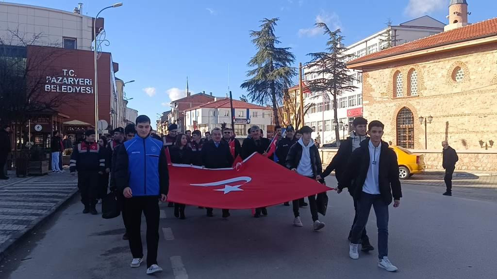 Pazaryeri’nde Sarıkamış Şehitleri Anısına Anlamlı Yürüyüş