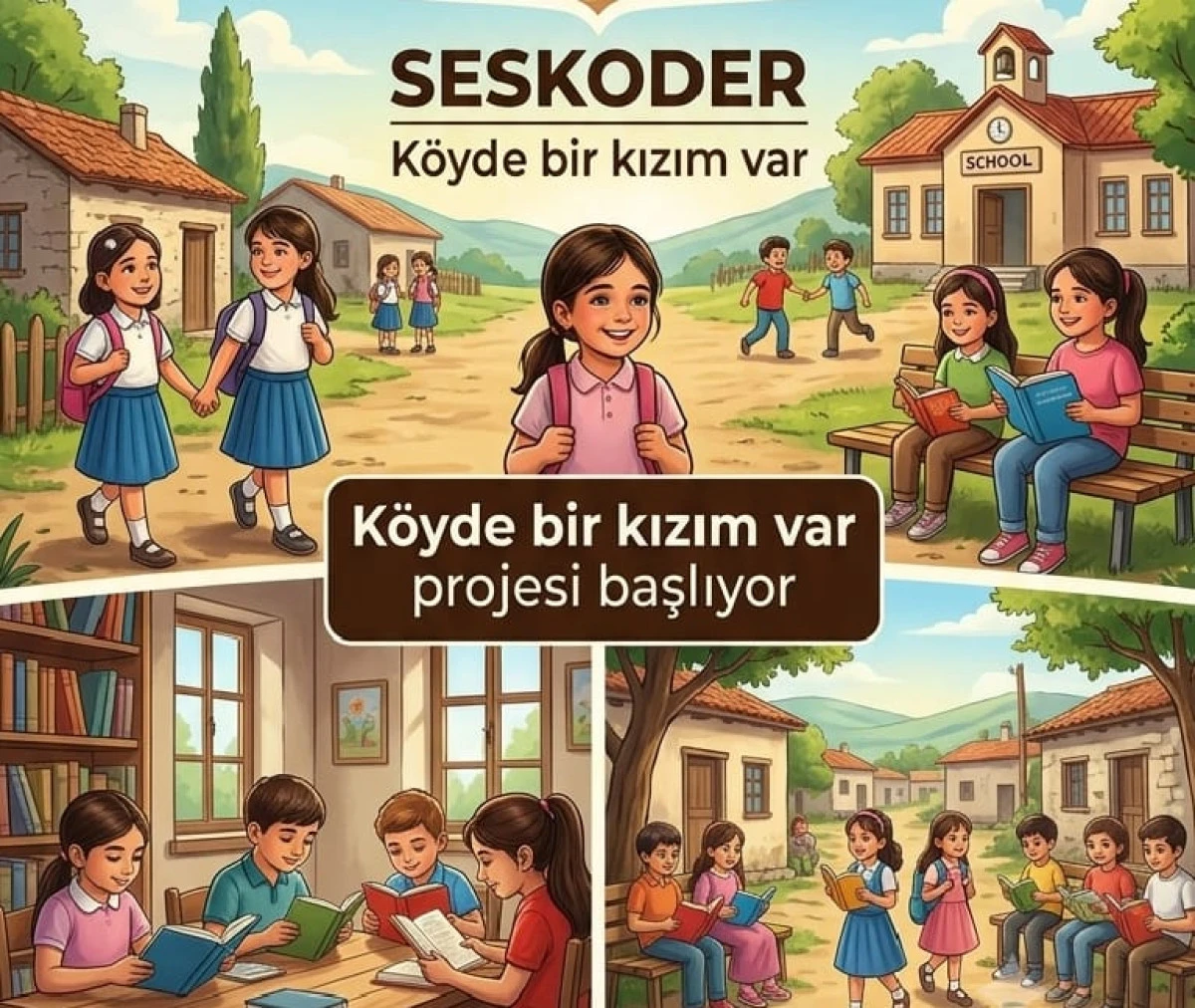 SESKODER&rsquo;den Eğitime Destek &Ccedil;ağrısı: &ldquo;K&ouml;yde Bir Kızım Var&rdquo; Projesi Denizli&rsquo;de Yeniden Başlıyor