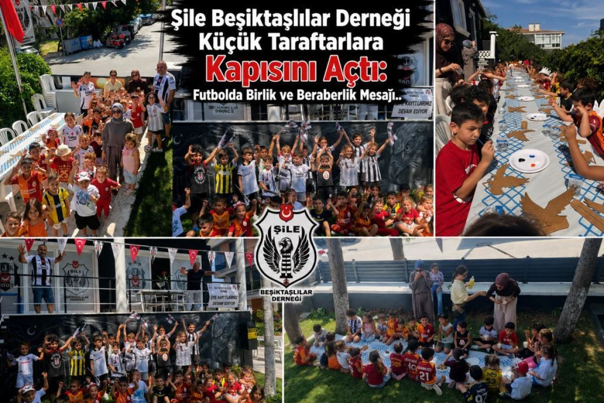 Şile Beşiktaşlılar Derneği K&uuml;&ccedil;&uuml;k Taraftarları Ağırladı: Futbolda Birlik ve Beraberlik Mesajı