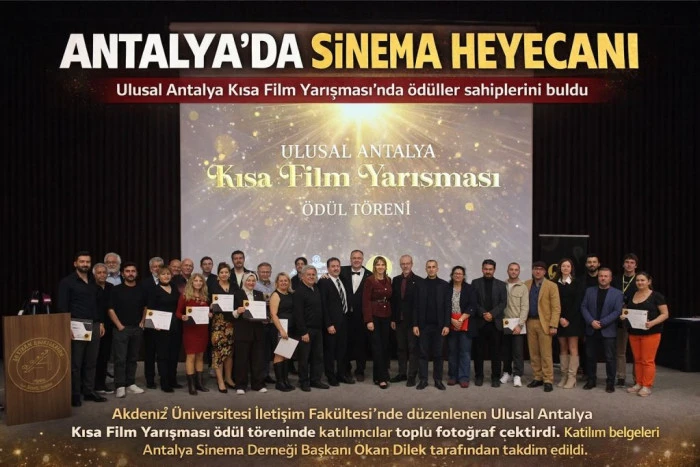 Sinema Şehri Antalya&rsquo;da Sinema Heyecanı: Ulusal Antalya Kısa Film Yarışması Sonu&ccedil;landı