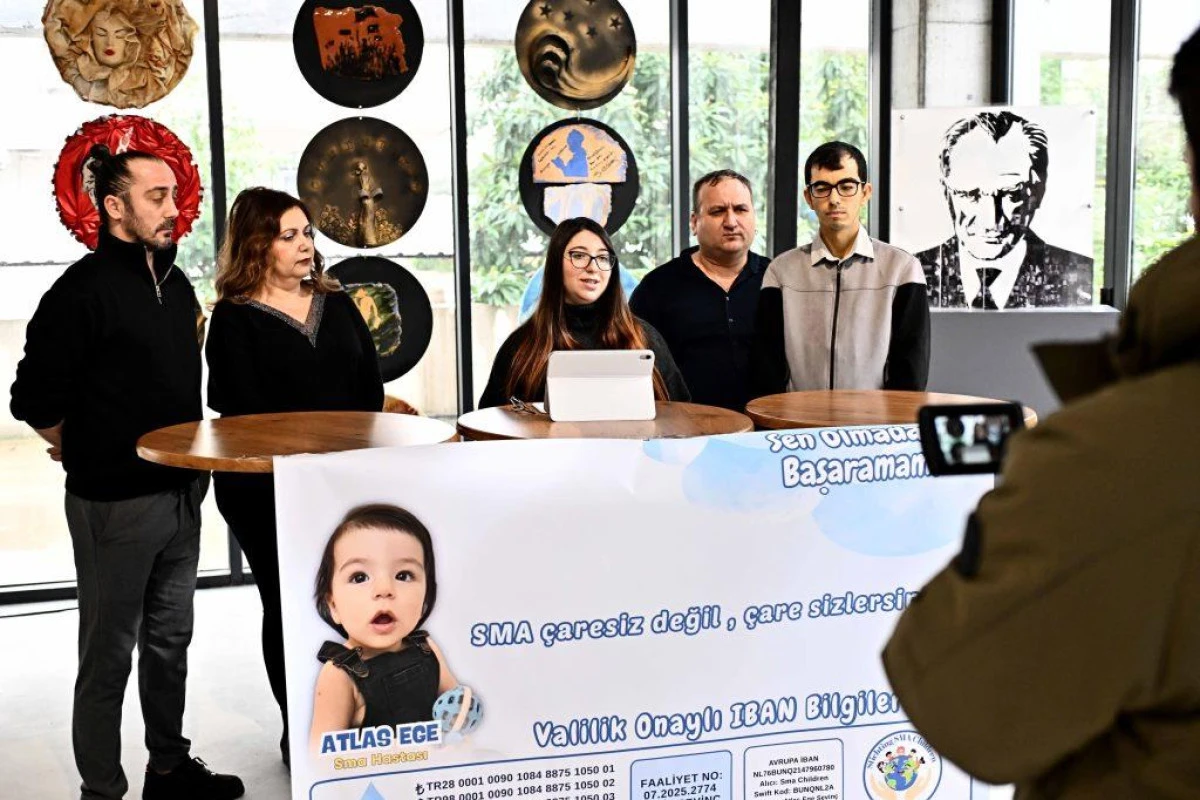 SMA Tip 1 hastası Atlas Ege&rsquo;ye umut konseri