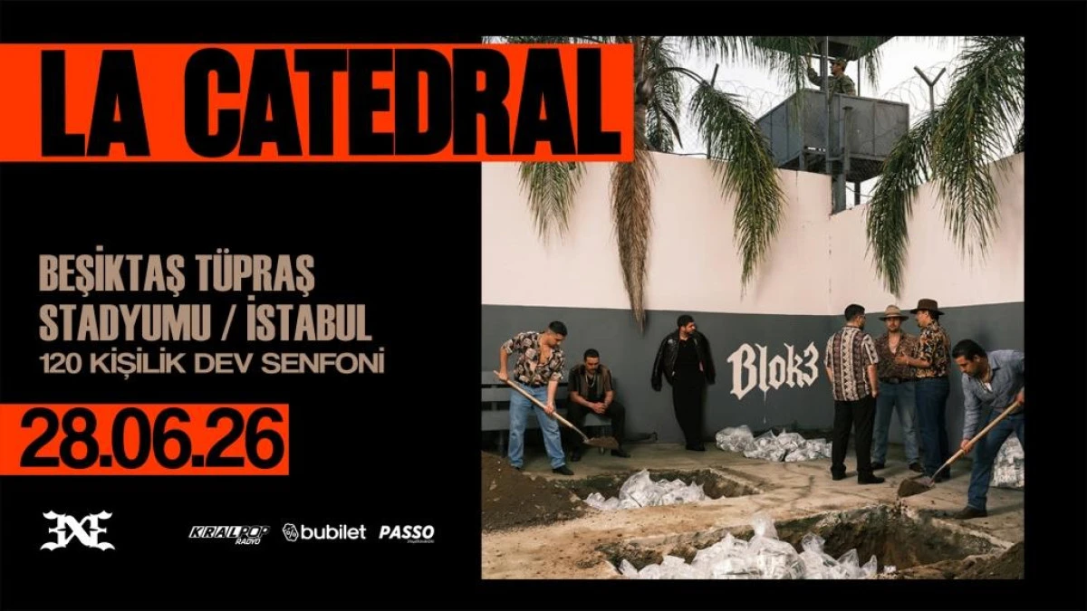 T&uuml;praş Stadyumu&rsquo;nda Tarihi Gece: BLOK3 &ldquo;La Catedral&rdquo; İ&ccedil;in Geri Sayıma Ge&ccedil;ti!