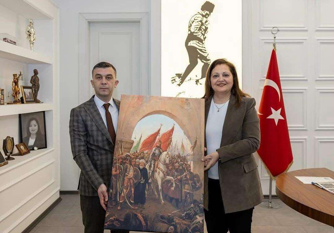 YENİDEN REFAH PARTİSİ AFYONKARAHİSAR İL BAŞKANLIĞI, BELEDİYE BAŞKANI BURCU K&Ouml;KSAL&rsquo;I ZİYARET ETTİ