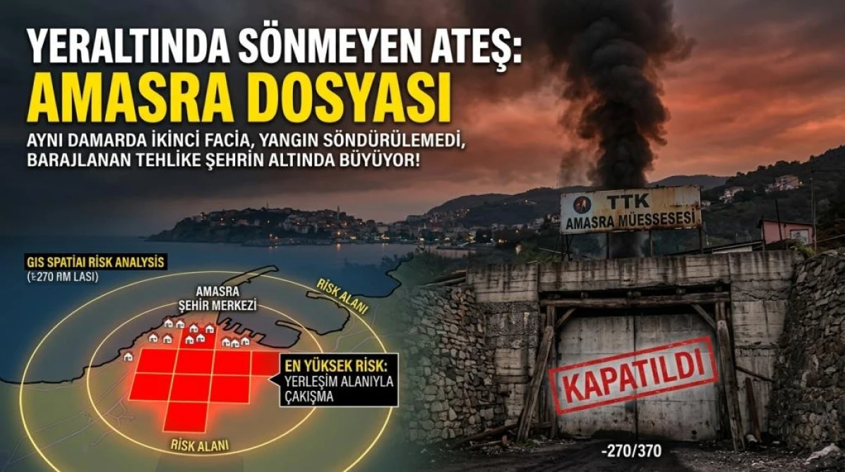 Yeraltında S&ouml;nmeyen Ateş: Amasra Duvarın Arkasına G&ouml;m&uuml;ld&uuml;, Tehlike Kasabanın Altında!