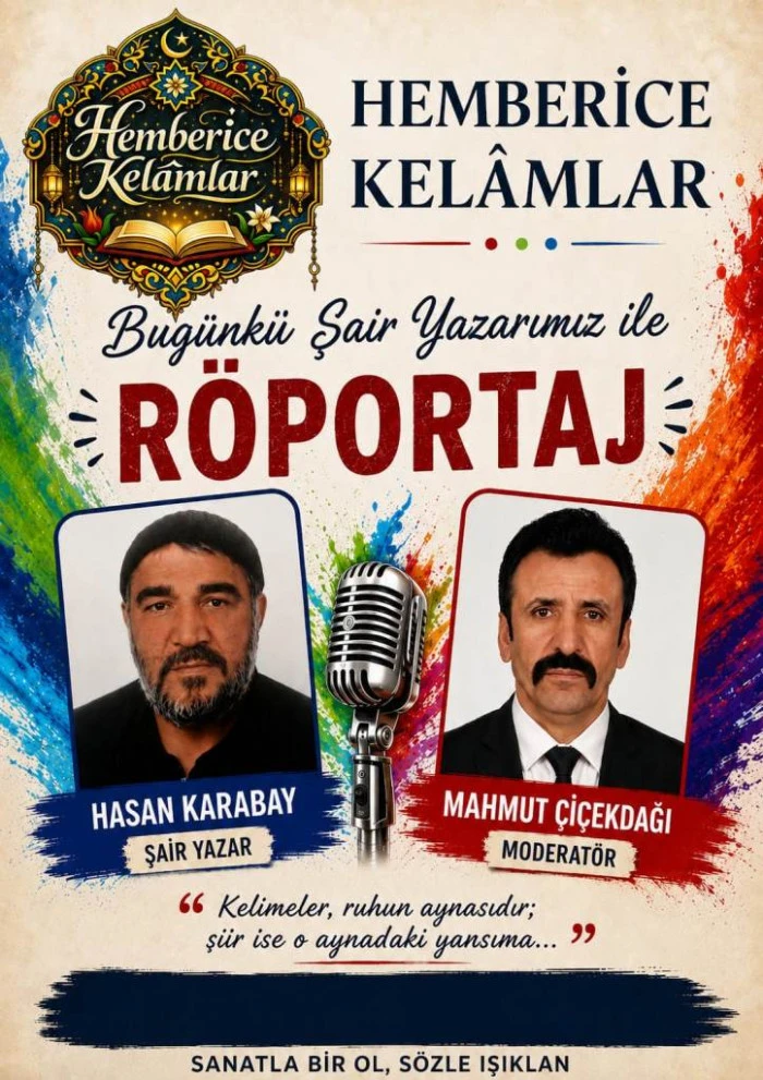 Hemberice Kel&acirc;mlar: "Aşk, Sandığın Değil Yandığın Kadardır" Şair Hasan Karabay ile G&ouml;n&uuml;l Teli &Uuml;zerine
